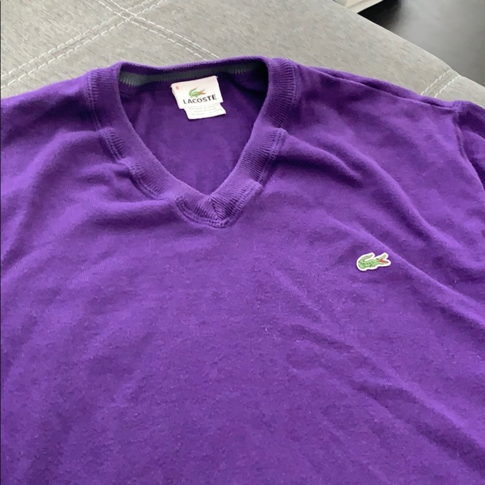 Lacoste XXL VNeck Sweater